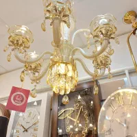 لوستر کریستالی|لوستر و چراغ آویز|همدان, |دیوار