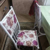 میز و صندلی ناهار خوری چهار نفره فلزی|میز و صندلی غذاخوری|اصفهان, قائمیه|دیوار