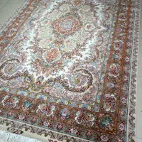 جفت فرش ۶متر ۶۰رج دستباف تبریز ۹۰٪ابریشم شرایطی|فرش|تهران, دریاچه شهدای خلیج فارس|دیوار
