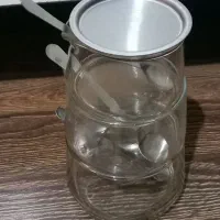 جای ادویه شیشه ای