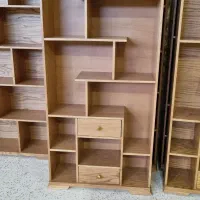 کتابخونه روکش چوب
