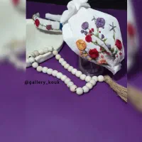 تل سر پهن گلدوزی شده