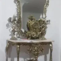 خرید انواع برنزیجات، آینه و کنسول برنزی کارکرده