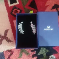 گوشواره سووارسکی برگی