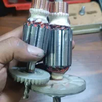 سیم پیچی آرمیچر وبالشتک