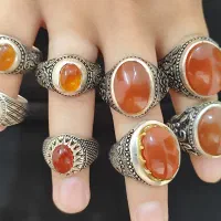 انگشتر عقیق یمنی قلم زنی گرمی 175هزار|جواهرات|مشهد, تلگرد|دیوار
