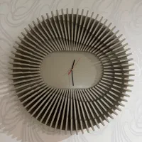 ساعت مدرن سه بعدی تمام چوب کار دست نو