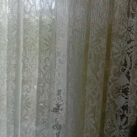 دوعدد پرده ست  رنگ نباتی