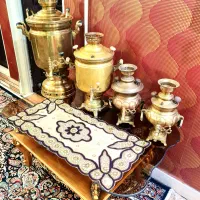 سماور زغالی برنجی زیرقیمت|سماور، چای‌ساز، قهوه‌ساز|تهران, دولتخواه جنوبی|دیوار