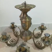 لوستر برنجی|لوستر و چراغ آویز|تهران, المهدی|دیوار