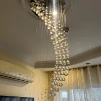 لوستر آبشاری کریستال