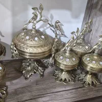 قندون برنز و جا شکلات برنزی