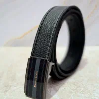 کمربند چرم طبیعی دورو (دستدوز)