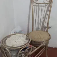 میزتلفن فلزی صندلی دارکاملاسالم وواقعانو