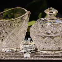 کریستال بوهمیا چک تراش کمیاب خشتی|ظروف سرو و پذیرایی|تهران, تاکسیرانی|دیوار