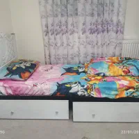 تخت خواب یک نفره|تخت و سرویس خواب|تهران, وصفنارد|دیوار