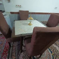 میز غذاخوری ۴نفره|میز و صندلی غذاخوری|قروه, |دیوار
