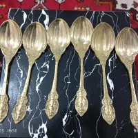 قاشق قدیمی برنجی