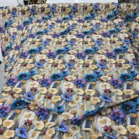 پارچه نخی پنج بعدی نگین دار