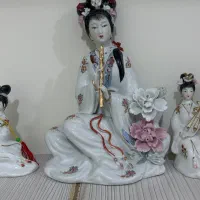 مجسمه زن چینی نوازنده