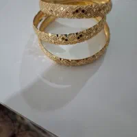 ۳ عدد النگو طلا روس رنگ ثابت