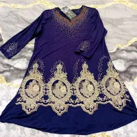 پیراهن مجلسی گل برجسته نو