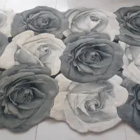 قالیچه وپادری طرح گل|فرش|آبادان, |دیوار