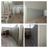 اجرای دیوار جدا کننده کناف در کمترین زمان|خدمات پیشه و مهارت|یزد, |دیوار