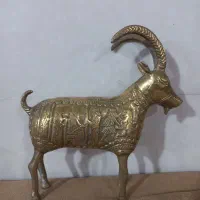 بُز برنجی قدیمی|کلکسیون اشیاء عتیقه|اراک, |دیوار