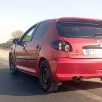 سپر عقب wrcو چراغ عقب کبریتی 206