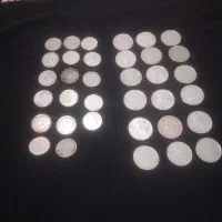 سکه اصل پهلوی ۱ ریال ۲ریال