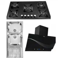 پک کامل انواع هودگاز سینک شیرالات تجهیزات آشپزخانه