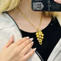 پلاک خوشه انگور طلا|جواهرات|یاسوج, |دیوار