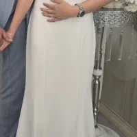پیراهن مجلسی سفید