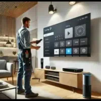 تنظیم و نصب آنتن تلویزیون و سایر ملزومات