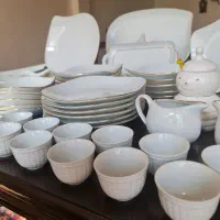 ظروف دور طلایی نو با کارتن|ظروف سرو و پذیرایی|شاهینشهر, چمران|دیوار