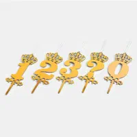 شمع تولد پلکسی وصفحه کیک