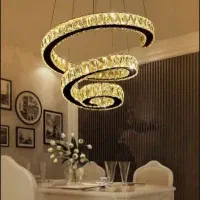 لوستر الماس. کهکشانی مدل مارپیچ. AC light