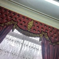 پرده با کتیبه ومیله پرده آماده  بخش شهرسنگر