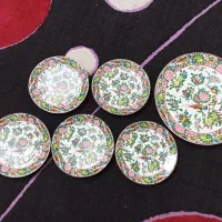 کیک خوری قدیمی و وینتیج ARS CHINA طرح گل و پرنده