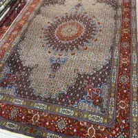 فرش ۶ متری ماهی آکبند ریزبافت گل ابریشم