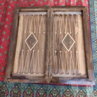 تخته نرد تمام چوب گردو سنندج
