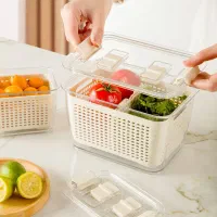 باکس میوه بزرگ مرسانا ، سبد دار کریستالی قفل دار