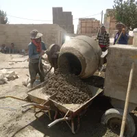 بتون ریزی دستی سقف فندسیون ستون اسکلت|خدمات پیشه و مهارت|مشکین‌دشت, |دیوار