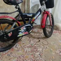 دوچرخه 16 خشک خشک رنگ قرمز مشکی شیک|دوچرخه، اسکیت، اسکوتر|زابل, |دیوار