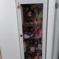 کمد بچه سفید صورتی|جاکفشی، کمد، دراور|میانه, |دیوار