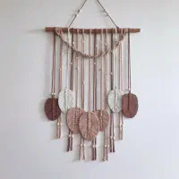 دیوار کوب مکرومه