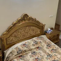 تخت خواب طرح آناناس (رنگ طلایی) با ست کامل|تخت و سرویس خواب|تهران, ظفر|دیوار
