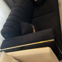 فروش مبل ۸نفره استیل ابکاری شده|مبلمان خانگی و میز عسلی|رشت, پل تالشان|دیوار