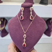 نیم ست و گردنبند نو طرح طلا